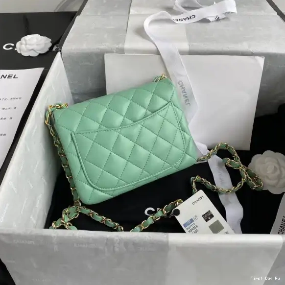 First Bag Ru CHANEL FLAP 17CM BAG 0607
